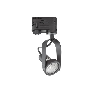 SPOT PE SINA GLIM COMPACT TRACK, NEGRU, DESIGN MODERN, IDEAL LUX