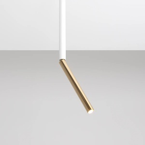 SPOT STICK M, 54,5 CM, ALB/AURIU, DIN METAL, STIL MODERN - Img 3