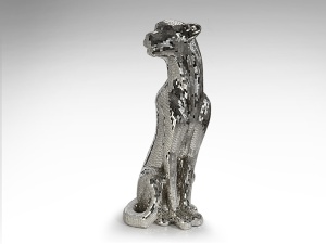 STATUETA DECORATIVA BAGUIRA, 60x150 CM, DIN STICLA SI FIBRE DE STICLA, STIL MODERN - Img 3
