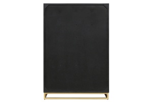 STOC!!!!! DULAP BAR LIVING, GOLDEN SUNSET 140CM, LEMN DE MANGO, NEGRU/AURIU, COD 44252 - Img 3