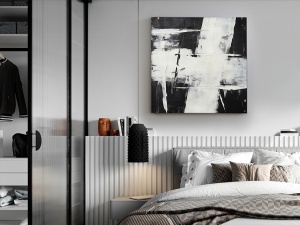 TABLOU CANVAS ACTOS II, 90x90 CM, STIL MODERN