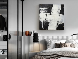 TABLOU CANVAS ACTOS II, 90x90 CM, STIL MODERN - Img 2