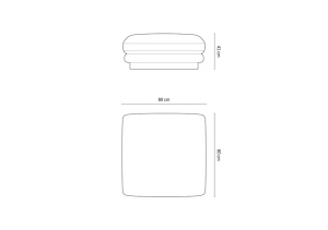 TABURET TORINO, 80 CM, DIVERSE CULORI SI MATERIALE, DESIGN DEOSEBIT - Img 13