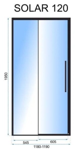 USA DE DUS, REA SOLAR, GOLD, 120, DESIGN MODERN, CALITATE SUPERIOARA, REA