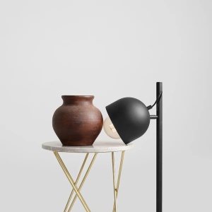 VEIOZA BERYL, 62 CM, NEAGRA, DIN METAL, STIL MODERN