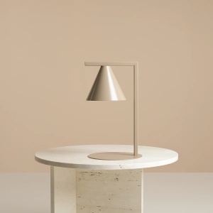 VEIOZA FORM, 40 CM, BEJ, DIN METAL, STIL MODERN