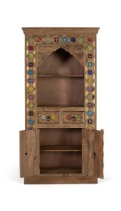 VITRINA 180CM, 2178, LEMN DE MANGO, PICTATA MANUAL, STIL ETNIC, ARTIM GROUP SELECTION - Img 2