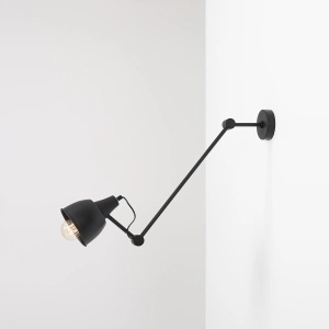 APLICA AIDA, 75 CM, NEAGRA, DIN METAL, STIL MODERN