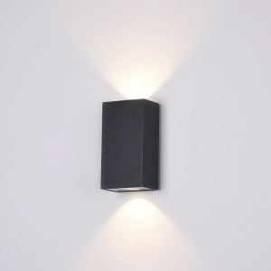 APLICA EXTERIOR TIMES O581WL-L6B, NEAGRA, DIN METAL, STIL MODERN, MAYTONI