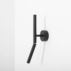 APLICA STICK, 36 CM, NEAGRA, DIN METAL, STIL MODERN