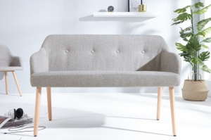 BANCUTA DIN LEMN NATURAL NATURAL/GRI DESCHIS SCANDINAVIA 37925 - DESIGN SCANDINAV - Img 2