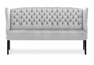 BANCUTA VERONICA, ARGINTIU/NEGRU, STIL CLASIC, ATR