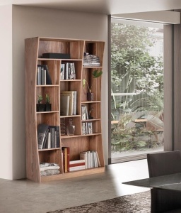 BIBLIOTECA/ORGANIZATOR 200CM, MARO, DIN LEMN MASIV DE ACACIA, GINER Y COLOMER