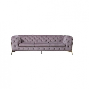 CANAPEA 3 LOCURI, CHESTERFIELD, CHELSEA BIS, DIN STOFA DE CALITATE, 243CM, CULOARE PERSONALIZATA - Img 3