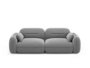 CANAPEA ELEGANTA 3 LOCURI, SYDNEY, GRI DESCHIS, MATERIAL CATIFEA, ARTIM GROUP SELECTION