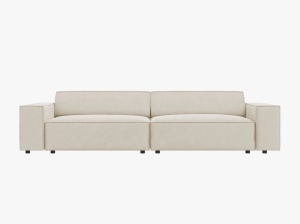 CANAPEA JODIE, 4 LOCURI, 244 CM, DIVERSE CULORI SI MATERIALE, DESIGN DEOSEBIT - Img 4