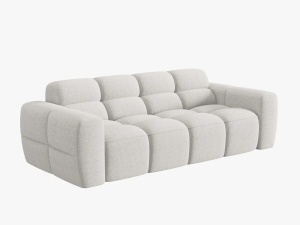 CANAPEA LISA, 3 LOCURI, 216 CM, GRI DESCHIS 01, TAPITERIE DIN STOFA, DESIGN DEOSEBIT