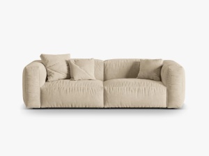 CANAPEA MARTINA, 3 LOCURI, 240 CM, DIVERSE CULORI SI MATERIALE, DESIGN DEOSEBIT - Img 9