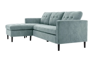 COLTAR 3 LOCURI, STOCKHOLM 220CM, STANGA/DREAPTA, MATERIAL CATIFEA BLUE, ARTIM GROUP SELECTION - Img 5