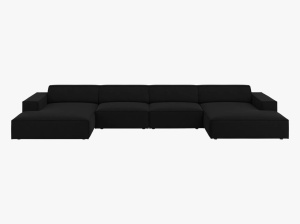 COLTAR JODIE, 6 LOCURI, 364 CM, DIVERSE CULORI SI MATERIALE, DESIGN DEOSEBIT - Img 8