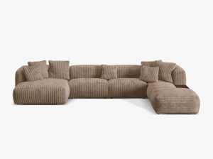COLTAR MARTINA DREAPTA, 4+ LOCURI, 406 CM, DIVERSE CULORI SI MATERIALE, DESIGN DEOSEBIT - Img 16