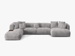 COLTAR MARTINA STANGA, 4+ LOCURI, 406 CM, DIVERSE CULORI SI MATERIALE, DESIGN DEOSEBIT - Img 14