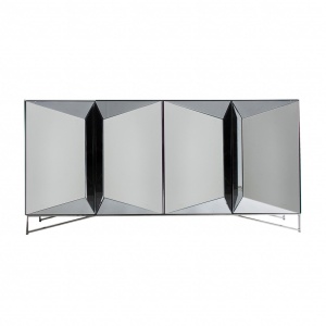 COMODA KIRISHI REF. 28008, DIN MDF, OGLINDA SI METAL, STIL MODERN, VIC