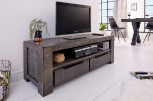 COMODA TV IRON CRAFT 39281 DIN LEMN MASIV DE MANGO STIL INDUSTRIAL