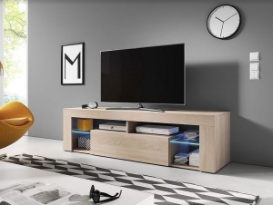 COMODA TV STEJAR CU LED SI TELECOMANDA EVEREST - DESIGN MODERN