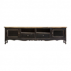 COMODA TV ZENICA REF. 24079, DIN LEMN MASIV DE ULM, STIL VINTAGE, VIC
