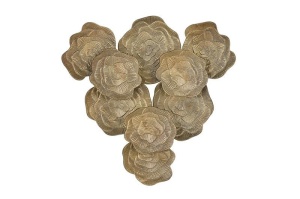 DECORATIUNE DE PERETE 17278, AURIU, DIN METAL, G&C