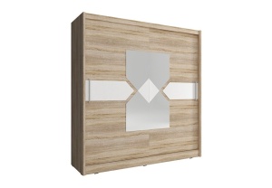 DULAP DORMITOR WIKI VII 180 STEJAR SONOMA DESIGN MODERN PSK