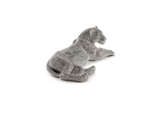 FIGURINA DECORATIVA LEONA, 64x22 CM, DIN POLIRASINA, STIL MODERN - Img 5