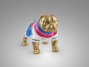 FIGURINA DECORATIVA TAISON, 41x73 CM, DIN RASINA, STIL MODERN - Img 2