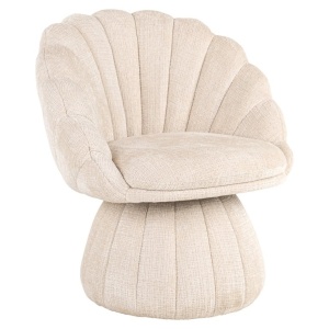 FOTOLIU BLOSSOM CHENILLE BEIGE NIAGARA 902, S4777, CONFECTIONAT DIN 100% POLIESTER,PLACAJ, METAL SI SPUMA, STIL MODERN - Img 2