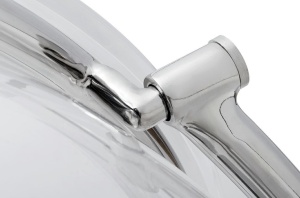 FOTOLIU EXCLUSIVIST BUBBLE STAND 2, ALB/TRANSPARENT/CROM, DIN ACRIL SI PIELE ECOLOGICA, STIL MODERN, B2 - Img 8