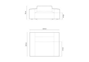 FOTOLIU JODIE, 124 CM, DIVERSE CULORI SI MATERIALE, DESIGN DEOSEBIT - Img 17