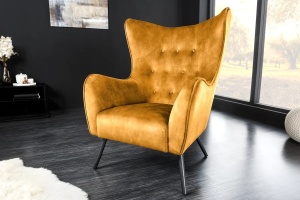 FOTOLIU MODERN, AMSTERDAM, DIN MATERIAL CATIFEA FOARTE FINA, CU PICIOARE DIN METAL NEGRU, ARTIM GROUP SELECTION