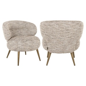 FOTOLIU SABOR BE TRENDY 01 NATURE, S4760, CONFECTIONAT DIN 100% POLIESTER, METAL, ARCURI, POLIURETAN SI SPUMA, STIL MODERN
