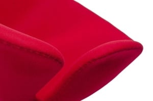 FOTOLIU SWAN WOOL PREMIUM, ROSU/CROM, TAPITERIE DIN CASMIR, STIL MODERN - Img 6