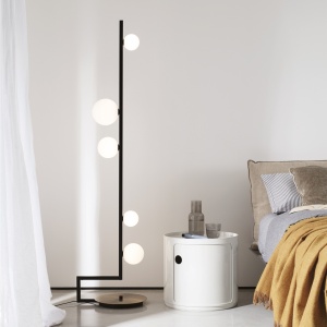 LAMPADAR BIRDS PCT5, NEGRU, DIN METAL, STIL MODERN - Img 2