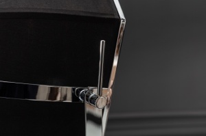 LAMPADAR DEOSEBIT 160CM, STUDIO, COD 40779, NEGRU/AURIU, DESIGN MODERN - Img 4
