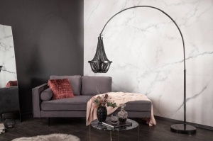 LAMPADAR, ROYAL BLACK 170/210CM, COD 40688, DIN METAL SI MARMURA - Img 3