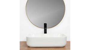 LAVOAR REA DEMI SLIM, ALB, 51 CM, DIN CERAMICA, CALITATE SUPERIOARA - Img 4