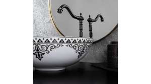 LAVOAR REA ETNO, 40 CM, MULTICOLOR, DIN CERAMICA, CALITATE SUPERIOARA - Img 2