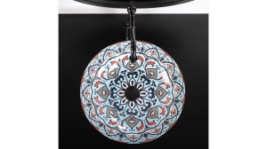LAVOAR REA MEXICO, 40 CM, MULTICOLOR, DIN CERAMICA, CALITATE SUPERIOARA - Img 2