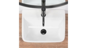LAVOAR REA REMI, 36 CM, ALB, DIN CERAMICA, CALITATE SUPERIOARA - Img 4