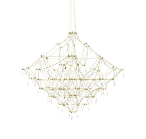 LUSTRA CONSTELATION 77, DIN METAL, AURIE, STIL MODERN