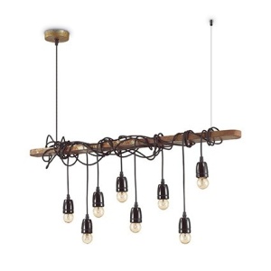 LUSTRA ELECTRIC SP8, CORTEN, DESIGN VINTAGE, IDEAL LUX - Img 2