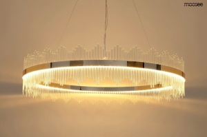LUSTRA FLORENS 120GOLD, CONFECTIONATA DIN STICLA SI METAL, STIL MODERN